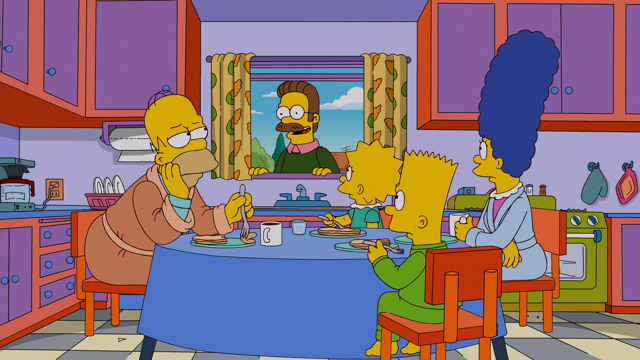 Cena do episódio “Cresce uma Árvore em Springfield” de Os Simpsons