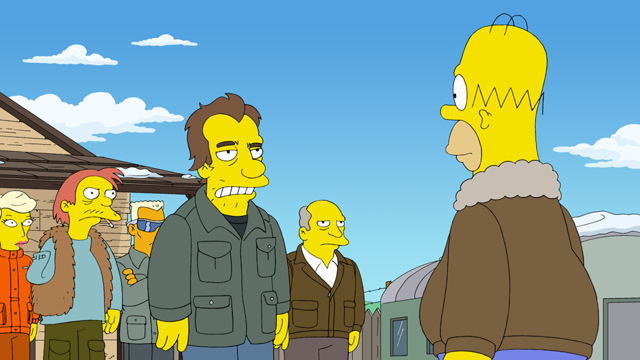 Cena do episódio “Homer Preparado para o Fim” de Os Simpsons