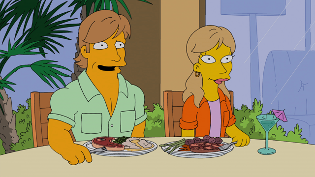 Cena do episódio “Em Busca de Tutores” de Os Simpsons