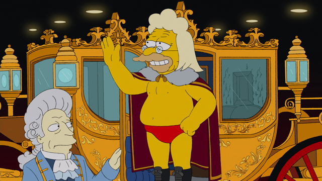 Cena do episódio “Vaidoso Vovô” de Os Simpsons