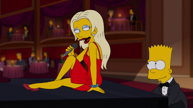 Cena do episódio “O Pequeno Impostor” de Os Simpsons