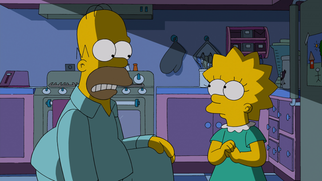 Cena do episódio “Segurança Nacional” de Os Simpsons