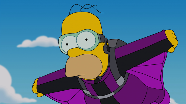 Cena do episódio “Você Só Vive uma Vez” de Os Simpsons
