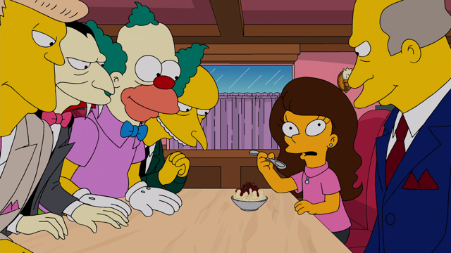 Cena do episódio “A Garota tem Razão” de Os Simpsons