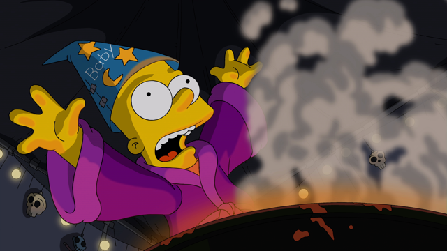 Cena do episódio “O que Esperar Quando Bart Está Esperando” de Os Simpsons
