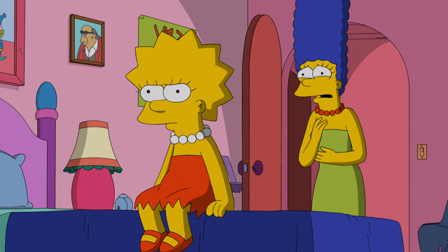 Cena do episódio “Amigo por Conveniência” de Os Simpsons