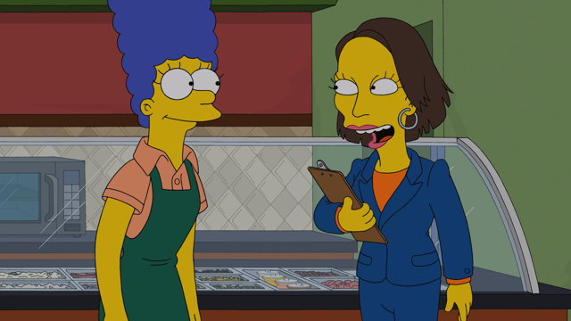 Cena do episódio “Superfranquia-me” de Os Simpsons