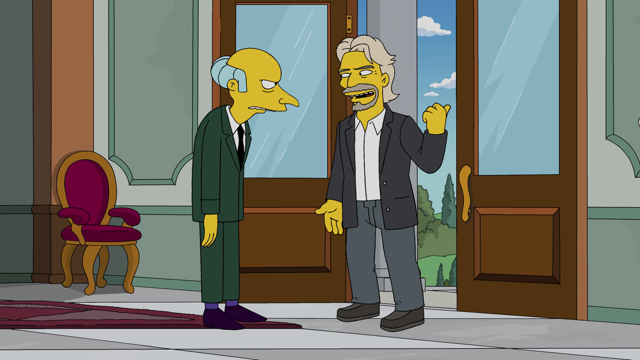 Cena do episódio “O Guia da Princesa” de Os Simpsons