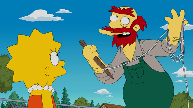 Cena do episódio “A Habilidade dos Atletas de Matemática” de Os Simpsons