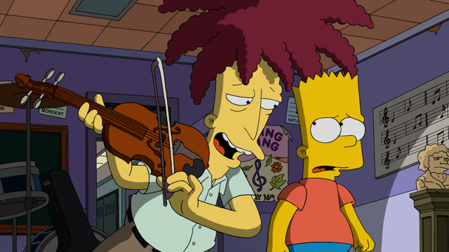 Cena do episódio “Casa na Árvore dos Horrores XXVI” de Os Simpsons