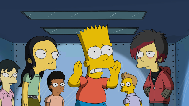Cena do episódio “Caminhos da Glória” de Os Simpsons
