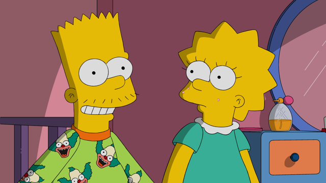 Cena do episódio “Mutação Adolescente Causada pelo Leite” de Os Simpsons