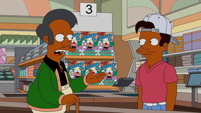 Cena do episódio “Muito Apu Sobre Algo” de Os Simpsons