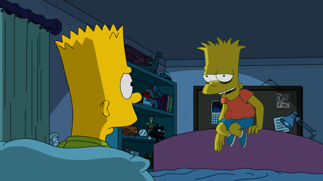 Cena do episódio “O Cara de Pau e a Touca” de Os Simpsons