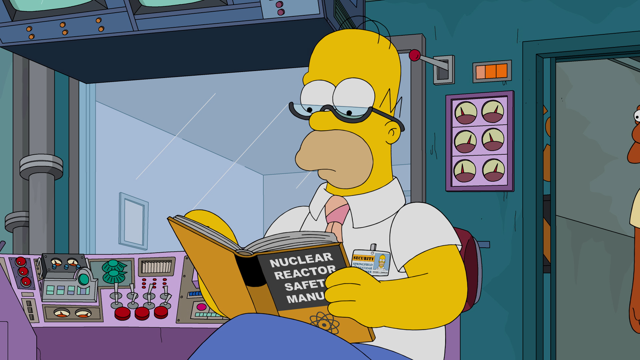 Cena do episódio “Acampamento Krustier” de Os Simpsons