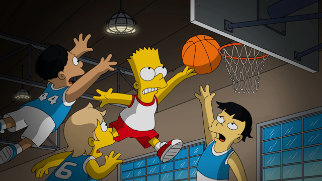 Cena do episódio “22 para 30” de Os Simpsons