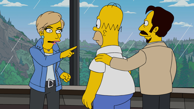 Cena do episódio “Professor Homer” de Os Simpsons