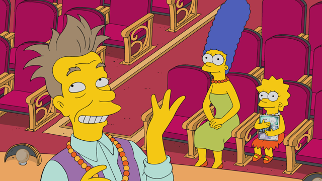 Cena do episódio “Esplendor de Springfield” de Os Simpsons