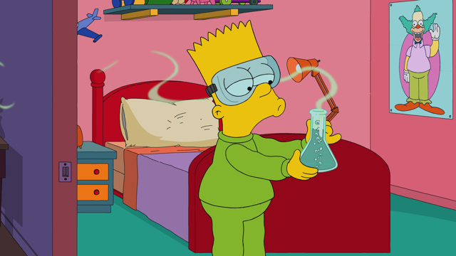 Cena do episódio “Haw-Haw Land” de Os Simpsons