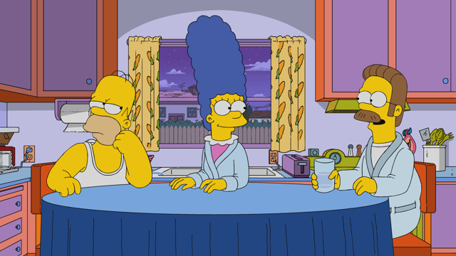 Cena do episódio “Deixado para Trás” de Os Simpsons