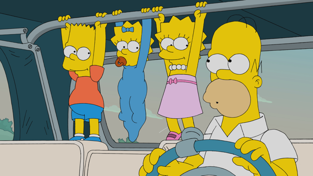 Cena do episódio “101 Mitigações” de Os Simpsons