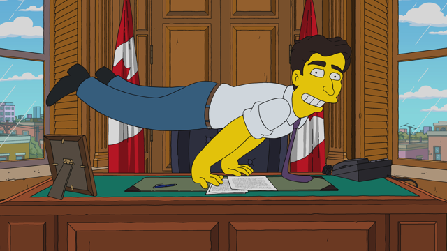 Cena do episódio “D’Oh! Canadá” de Os Simpsons