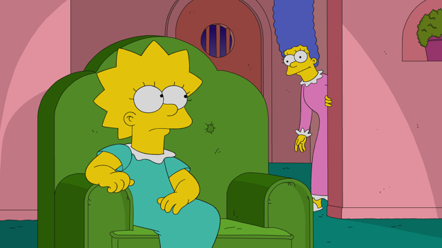 Cena do episódio “Quem Fez Isso?” de Os Simpsons