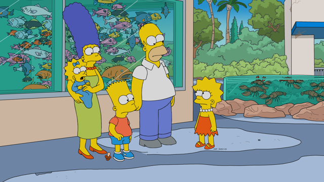 Cena do episódio “Gorilas No Mastro” de Os Simpsons