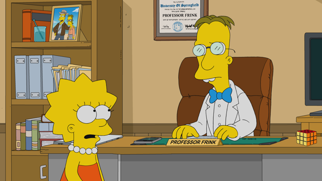Cena do episódio “Frinkmoeda” de Os Simpsons
