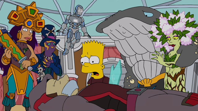 Cena do episódio “Bart, o Malvado” de Os Simpsons