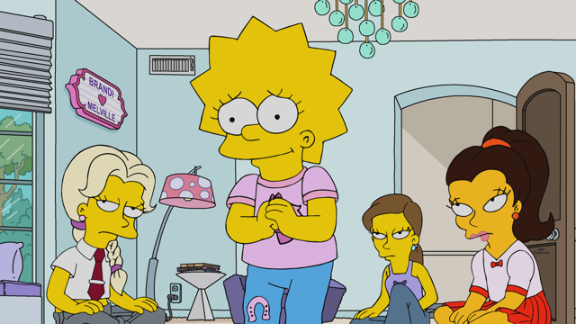 Cena do episódio “As Crianças Odiosas” de Os Simpsons