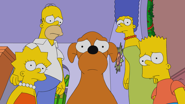 Cena do episódio “O Caminho do Cachorro” de Os Simpsons