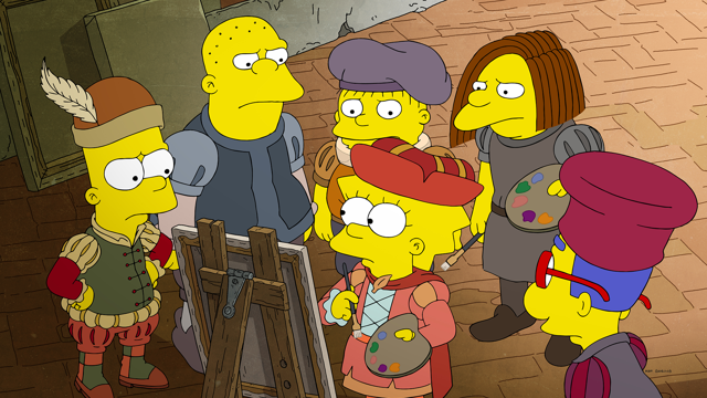 Cena do episódio “Museu Dentro de Casa” de Os Simpsons