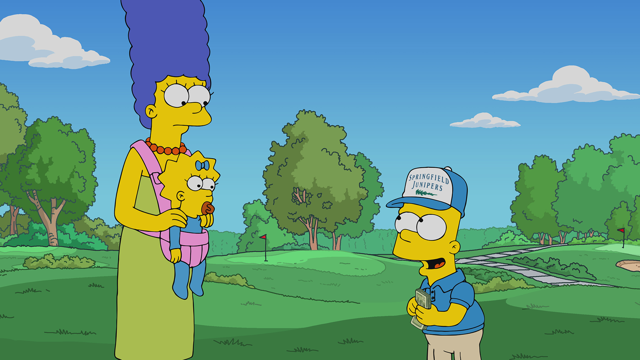 Cena do episódio “Maço de Dinheiro” de Os Simpsons