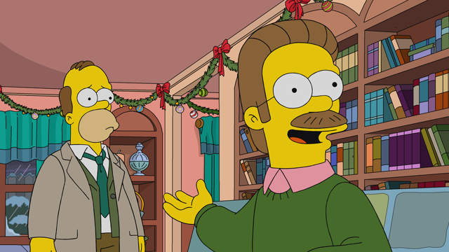 Cena do episódio “Coisas de Gerente” de Os Simpsons