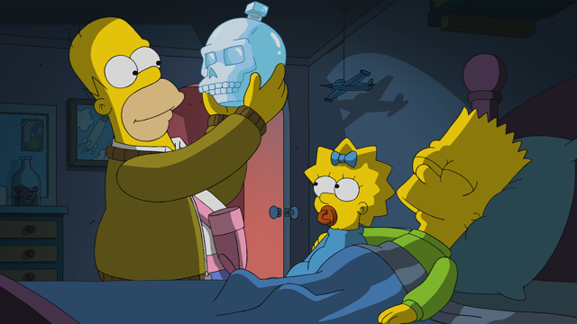 Cena do episódio “O Último Lutador do Bar” de Os Simpsons