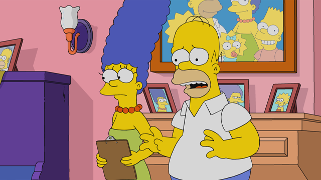 Cena do episódio “Somos Assim” de Os Simpsons