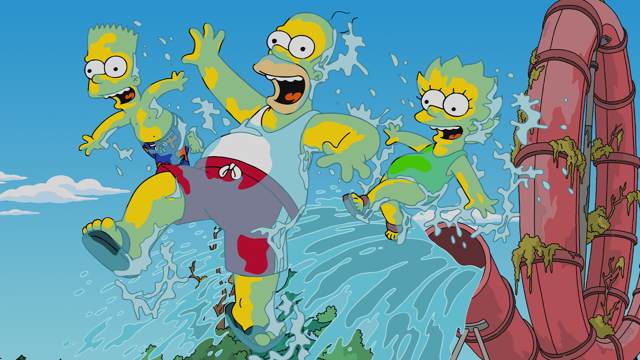Cena do episódio “A Barriga da Lisa” de Os Simpsons