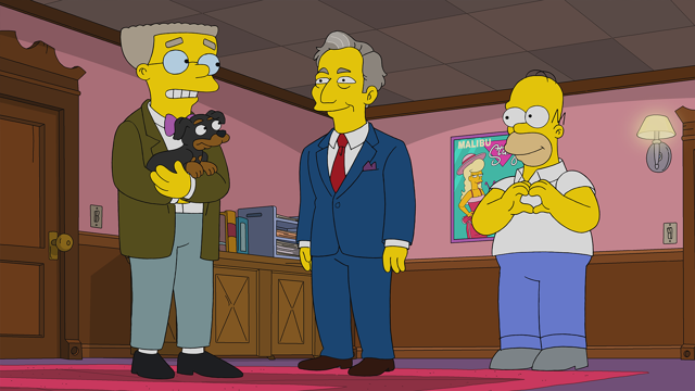 Cena do episódio “Retrato de um Puxa-Saco Com Tudo” de Os Simpsons