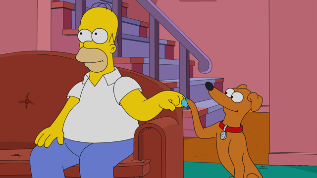 Cena do episódio “Não Vai Acreditar Sobre O Que É Esse Episódio. O Terceiro Bloco Vai Chocar Você!” de Os Simpsons