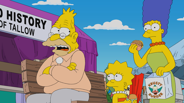 Cena do episódio “Carne é Assassinato” de Os Simpsons