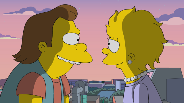 Cena do episódio “Quando Nelson Conheceu Lisa” de Os Simpsons