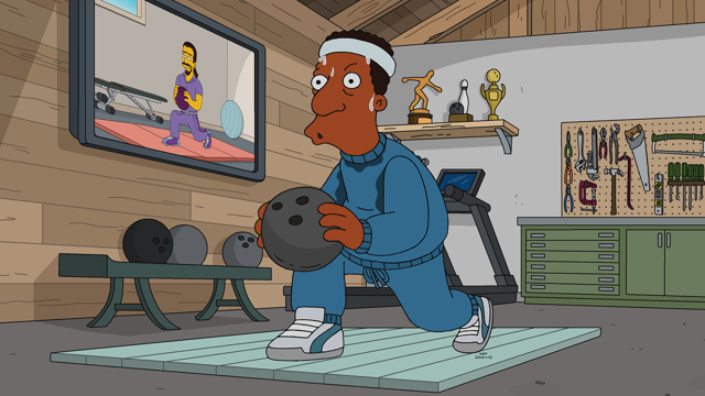 Cena do episódio “Carl monta de novo” de Os Simpsons