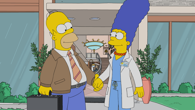 Cena do episódio “Vida Sem Bart” de Os Simpsons