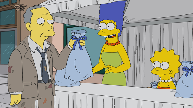 Cena do episódio “Exclua Este Episódio” de Os Simpsons