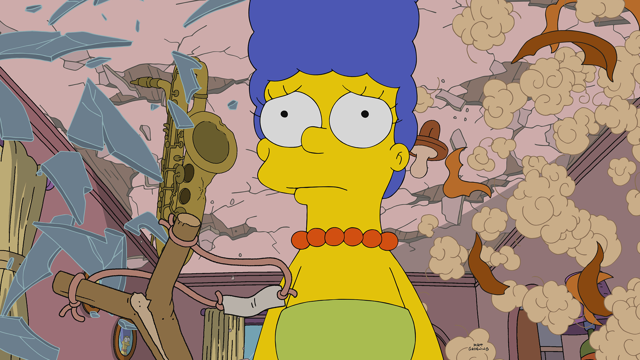 Cena do episódio “Sonho de Uma Noite de Infância” de Os Simpsons