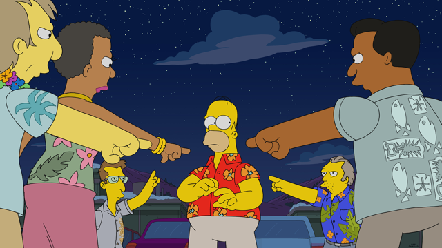 Cena do episódio “Maravilhosa Vida de Erros” de Os Simpsons