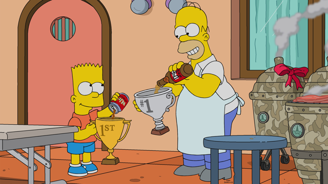 Cena do episódio “Faça a Coisa Errada” de Os Simpsons