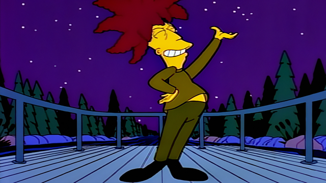 Cena do episódio “A Ameaça” de Os Simpsons