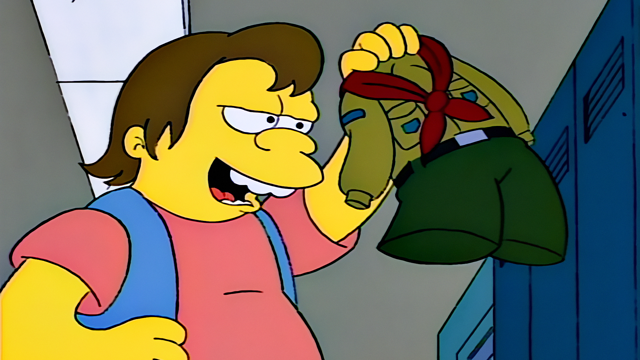 Cena do episódio “Os Escoteiros da Vizinhança” de Os Simpsons